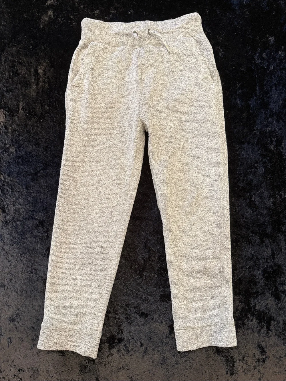 GAP Heather Gray Knit Jogger Pants